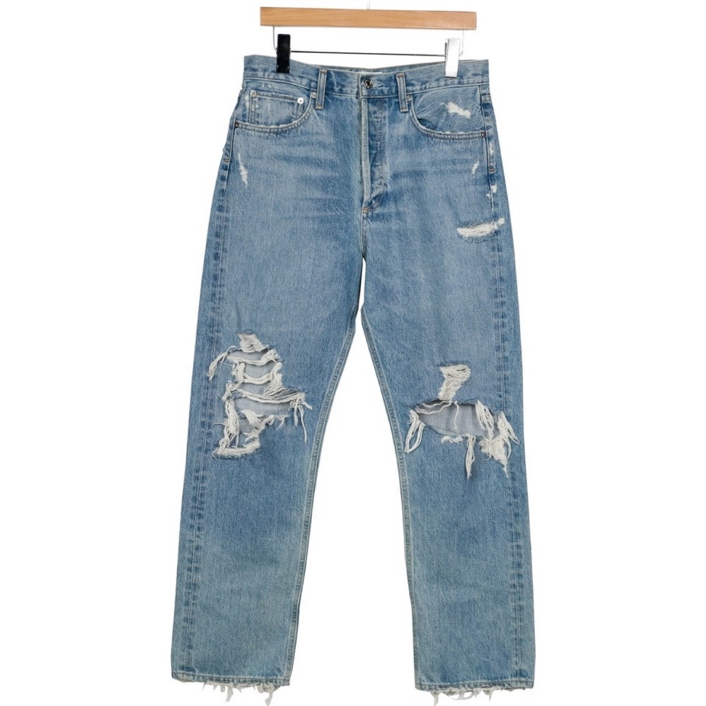 AGOLDE 90s style distressed jeans size 28